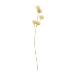 Kunsttak bollen - beige - 70 cm