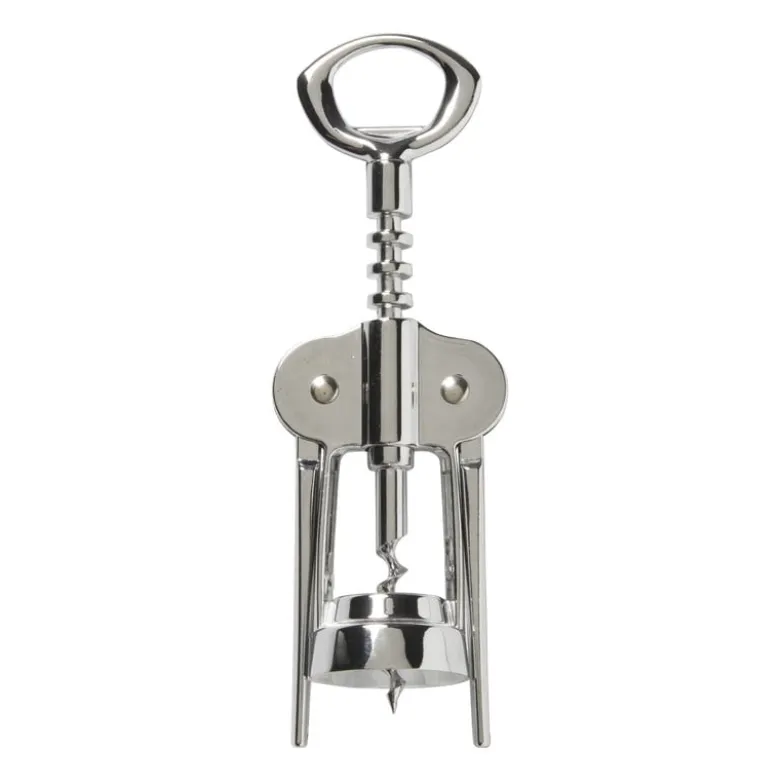 Kurkentrekker London - zilverkleurig - 19.5 cm