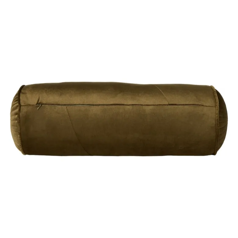 Kussen bolster - groen - ø17x45 cm