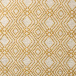 Kussen jacquard - geel - 45x45 cm
