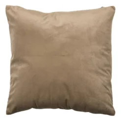 Kussen jacquard geschubt - bruin - 45x45 cm