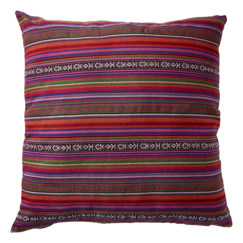 Kussen mexican groot - rood - 60x60 cm