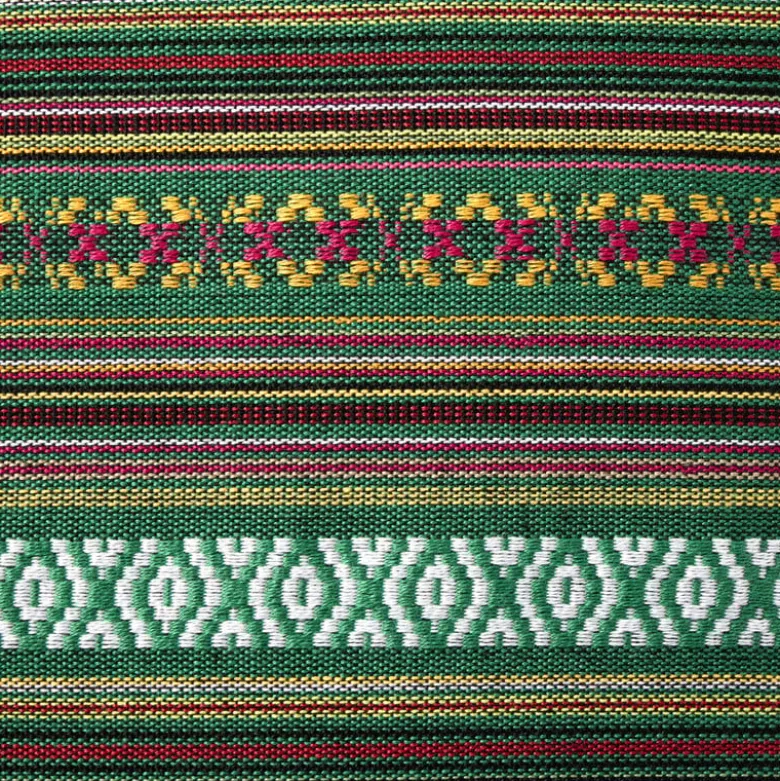 Kussen mexican klein - groen - 45x45 cm
