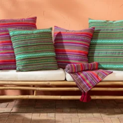 Kussen mexican klein - rood - 45x45 cm