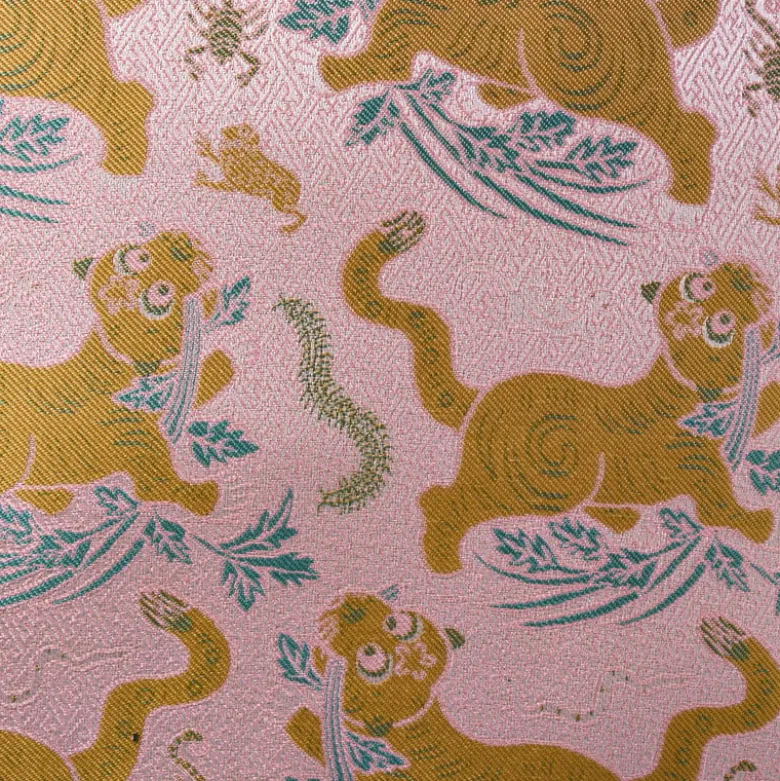 Kussen tijger - roze - 45x45 cm