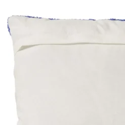 Kussen tufted - blauw - 45x45 cm