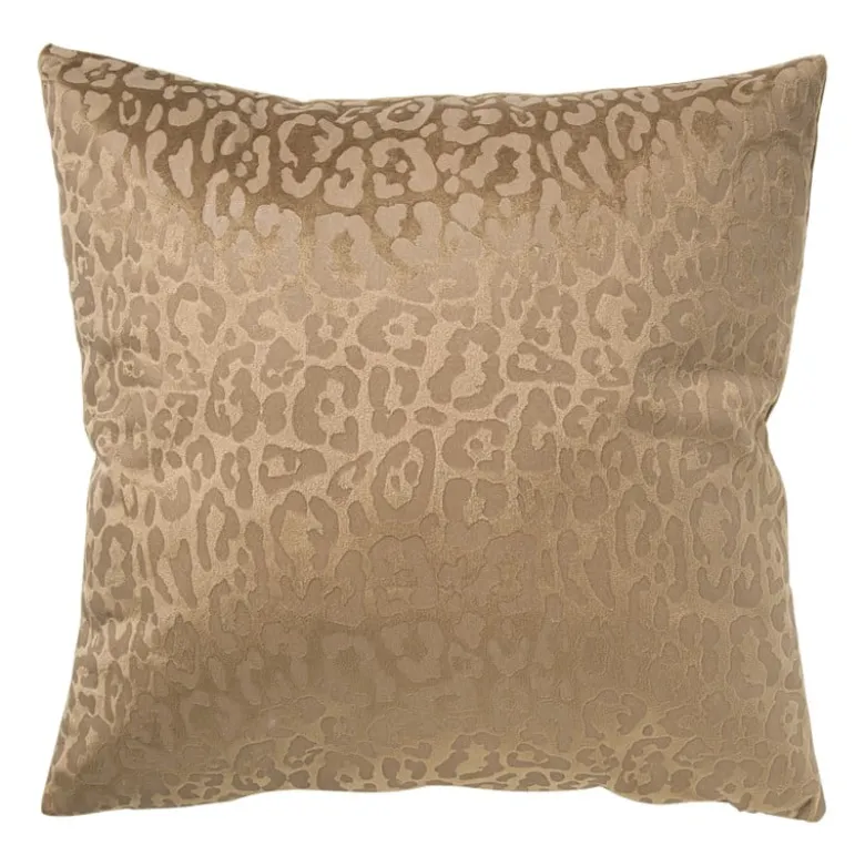 Kussen velvet animal - bruin - 45x45 cm