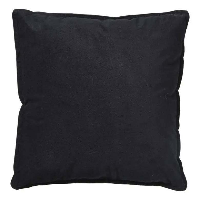 Kussen velvet - zwart - 45x45 cm