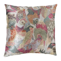 Kussen vogels - multikleur - 45x45 cm