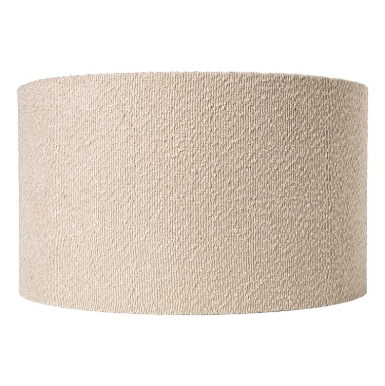Lampenkap bouclé - beige - ø45x26 cm