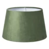 Lampenkap taps middel - groen - ø28x17 cm