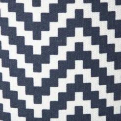 Lampenkap zigzag klein - zwart/wit - ø21x15.5 cm