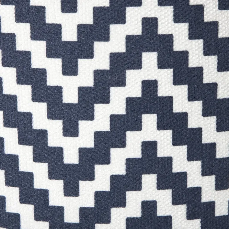 Lampenkap zigzag klein - zwart/wit - ø21x15.5 cm