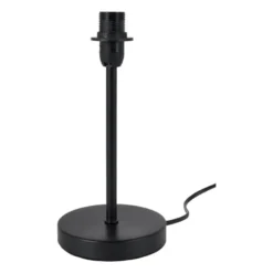 Lampenvoet - zwart - 25 cm