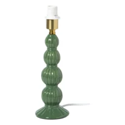 Lampvoet bollen - groen - ø8.5x30 cm