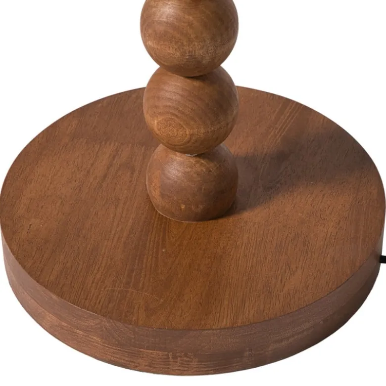 Lampvoet bollen hoog - bruin - ø25x130 cm