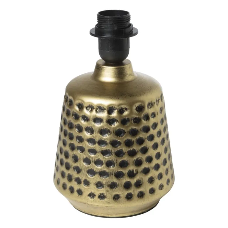 Lampvoet - gehamerd goud - ø15x24 cm