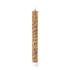 LED dinerkaars animal - bruin - ø2.2x24.5 cm