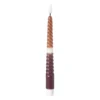 LED dinerkaars dipdye - geel/wit - ø3x24.5 cm
