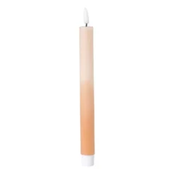 LED dinerkaars duo - bruin/beige - ø2.2x24.5 cm