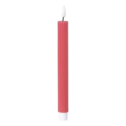 LED dinerkaars rib - roze - ø2.2x24.5 cm