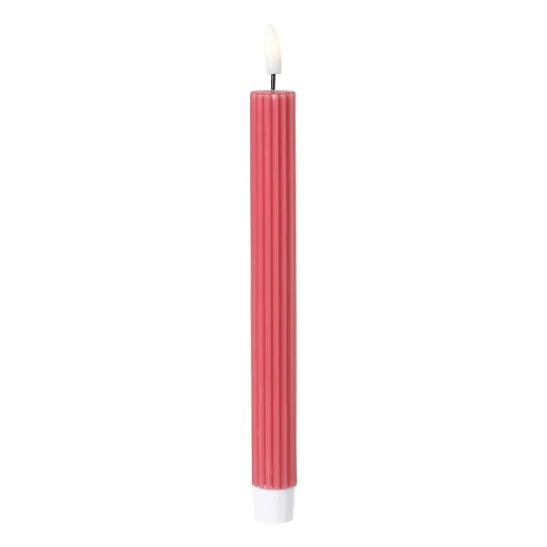 LED dinerkaars rib - roze - ø2.2x24.5 cm