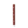 LED dinerkaars strikjes - roze/rood - ø2.2x24.5 cm