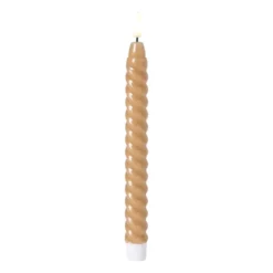 LED dinerkaars twist smal - bruin - ø2.5x24.5 cm