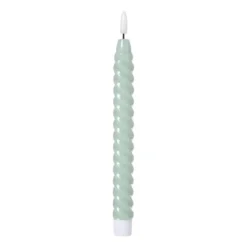 LED dinerkaars twist smal - groen - ø2.5x24.5 cm