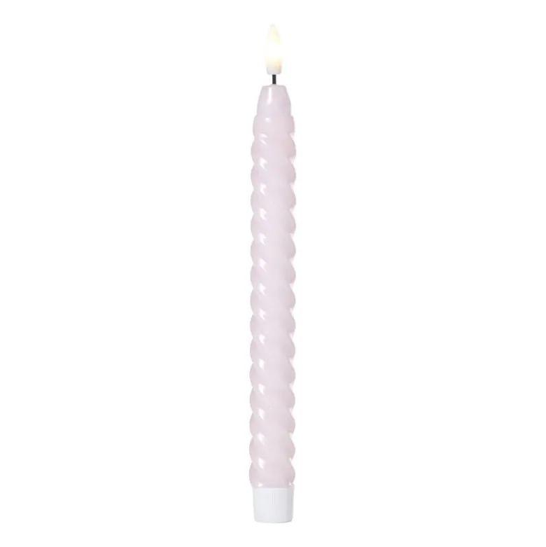 LED dinerkaars twist smal - paars - ø2.5x24.5 cm