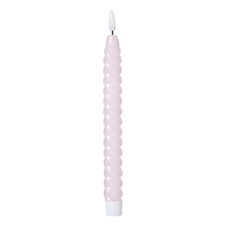 LED dinerkaars twist smal - paars - ø2.5x24.5 cm