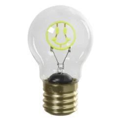 Ledlampje smiley - groen - ø7x12 cm