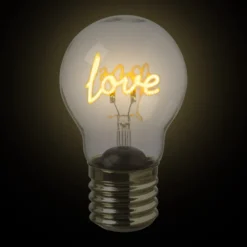 Ledlamp love - 7x7x12 cm