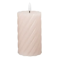 LED stompkaars groot twist - roze - ø7x12 cm