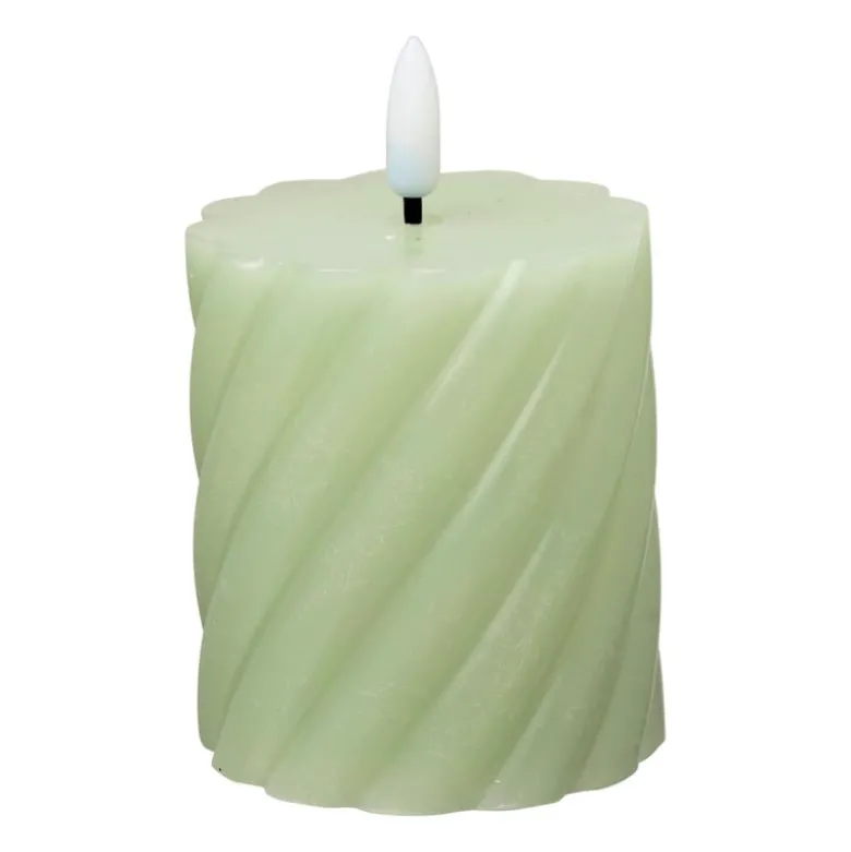 LED stompkaars klein twist - groen - ø7x8 cm