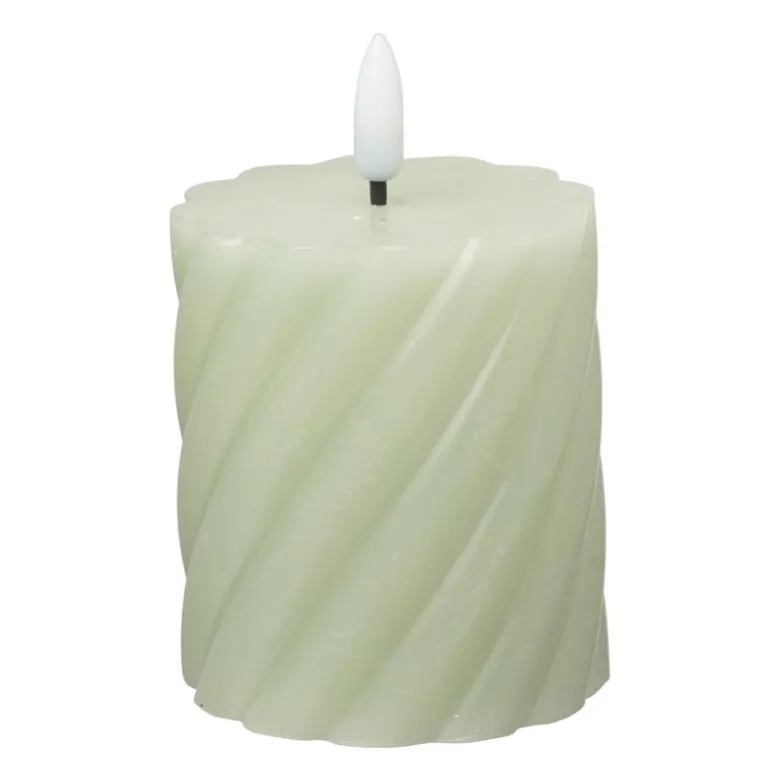 LED stompkaars klein twist - groen - ø7x8 cm