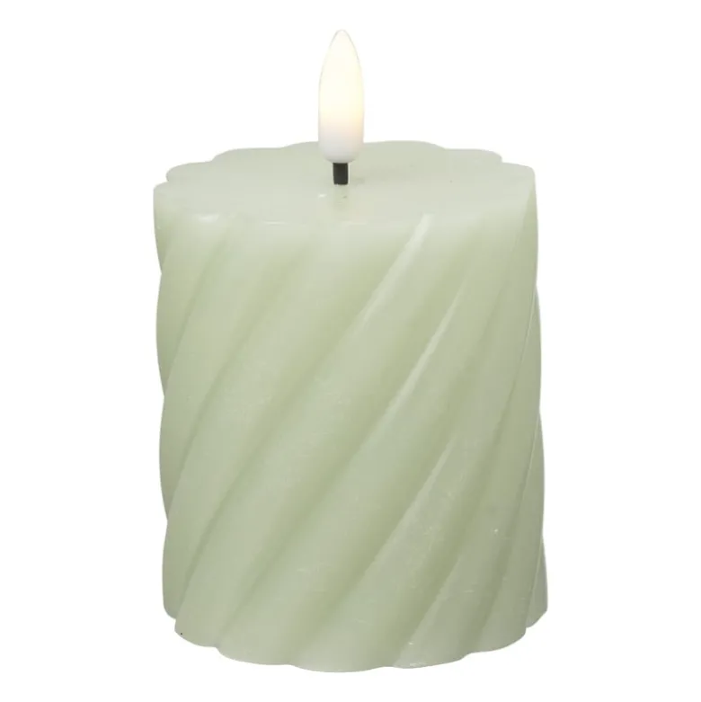 LED stompkaars klein twist - groen - ø7x8 cm