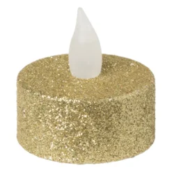 LED waxinelichten - goud - set van 4