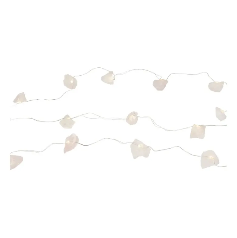 Lichtslinger zoutsteen - warm wit - 220 cm