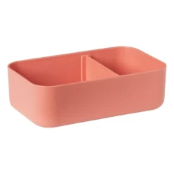 Lunchbox met elastiek - oranje - 1 liter