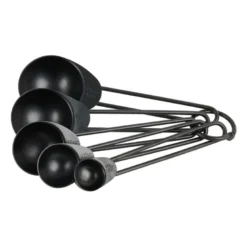 Maatlepels industrial - zwart - 5 stuks