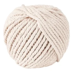 Macrame touw - naturel - 40 m