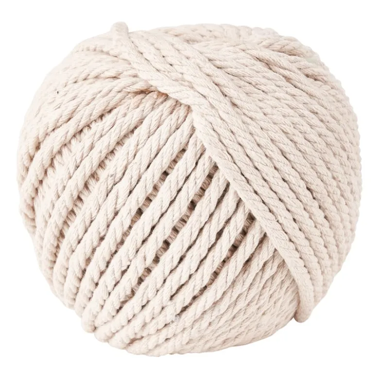Macrame touw - naturel - 40 m