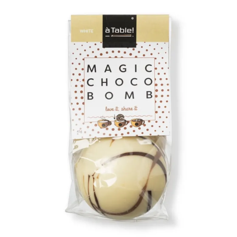 Magic chocobom - chocolade wit - 45 gram