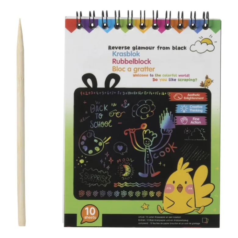 Magic kras blok inclusief pen