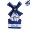 Magneet Hollandse molen - diverse varianten - blauw/wit