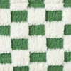 Mand checks klein - groen/wit - 11x30x20 cm