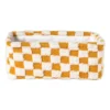 Mand checks middel - oranje/wit - 13x33x23 cm