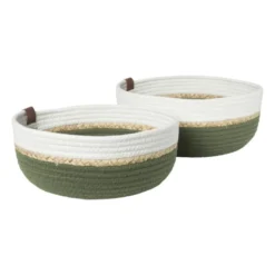 Mand colors laag - diverse varianten - ø29x12 cm