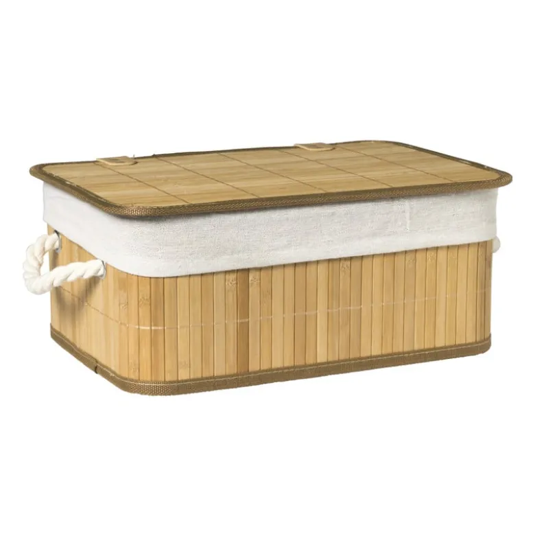 Mand levi met deksel - 34,5x24x14 cm